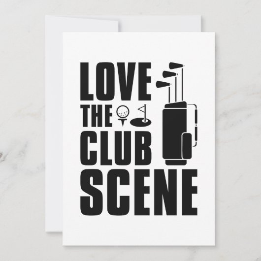 Love the Club Scene Bedankkaart (Voorkant)