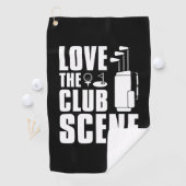Love the Club Scene Golfhanddoek (Insitu)