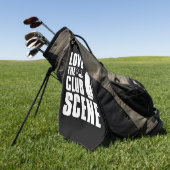 Love the Club Scene Golfhanddoek (Groen)