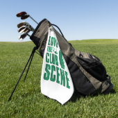 Love the Club Scene Golfhanddoek (Groen)