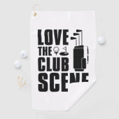 Love the Club Scene Golfhanddoek (Insitu)