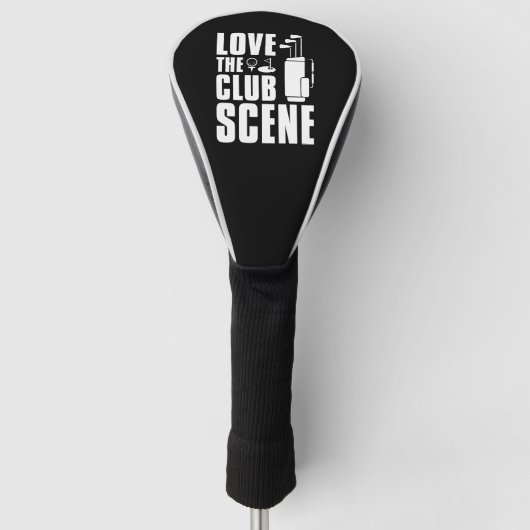 Love the Club Scene Golfheadcover (Voorkant)