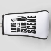 Love the Club Scene Golfheadcover (Voorkant)