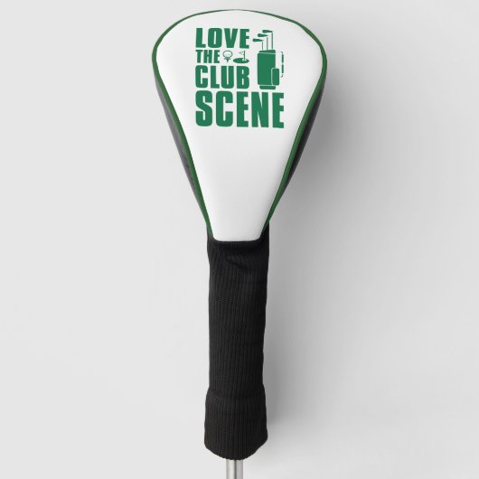 Love the Club Scene Golfheadcover (Voorkant)