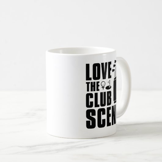 Love the Club Scene Koffiemok (Voorkant rechts)