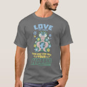 Love the earth as you love your hobbies funny t-shirt (Voorkant)