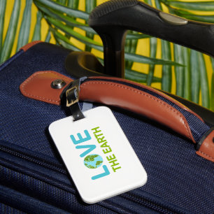 Love the Earth Bagage Label