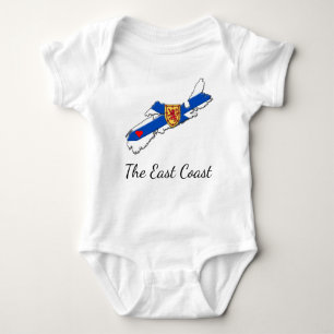 Love the East Coast Heart Nova Scotia one part Romper