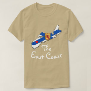 Love the East Coast Heart Nova Scotia shirt