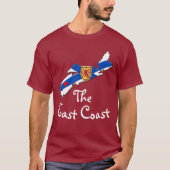Love the East Coast Heart Nova Scotia shirt (Voorkant)