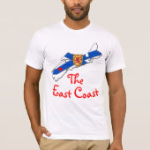 Love the East Coast Heart Nova Scotia shirt (Voorkant)