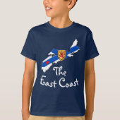 Love the East Coast Heart Nova Scotia shirt (Voorkant)