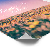 Love the life you live poster (Hoek)