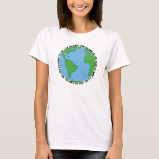Love the planet Go veg T-shirt