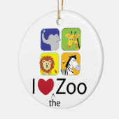 Love The Zoo Keramisch Ornament (Links)