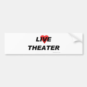 Love Theater Bumpersticker