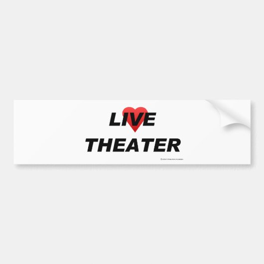 Love Theater Bumpersticker (Voorkant)