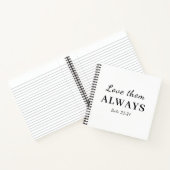 Love Them Anyway Christian Scripture Design Notitieboek (Binnen)