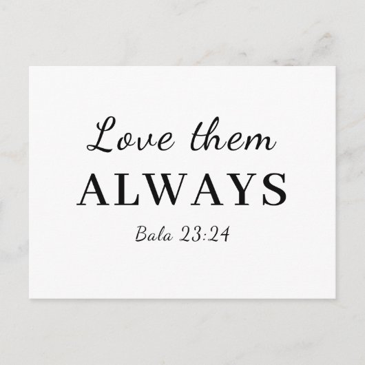 Love Them Anyway Luke 23:34 Design Briefkaart (Voorkant)