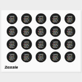 Love Them First Autisme Bewustzijn Ronde Sticker (Vel)