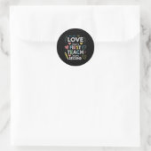 Love Them First Autisme Bewustzijn Ronde Sticker (Tas)