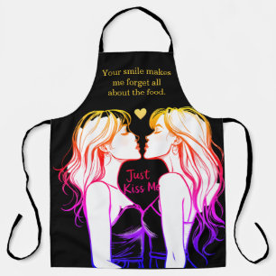 Love-thema BBQ schorten voor vrouwen