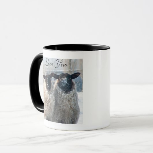 Love Theme Mug for Couples Mok (Voorkant links)