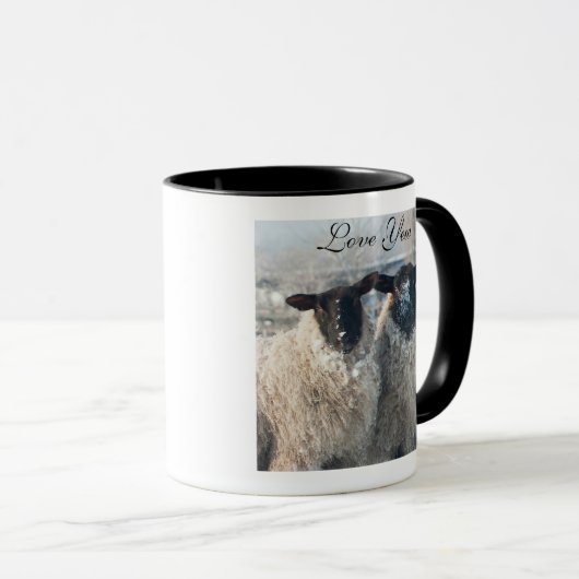 Love Theme Mug for Couples Mok (Voorkant rechts)