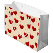 Love-Themed Gift Bag Groot Cadeauzakje (Achterkant Gekanteld)