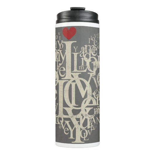 Love Thermal Tumbler Thermosbeker (Voorkant)