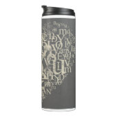 Love Thermal Tumbler Thermosbeker (Geroteerd rechts)