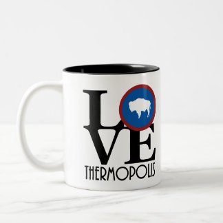 LOVE Thermapolis 11oz Tweekleurige Koffiemok