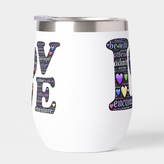 LOVE thermische getumbler (Rechts)