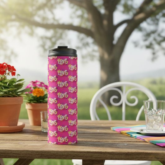 LOVE thermische getumbler Thermosbeker