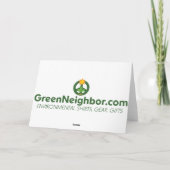 Love Thour Bour - Heart, Peace Sign Kaart (Achterkant)