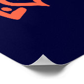 Love Thour Bour - Heart, Peace Sign Poster (Hoek)