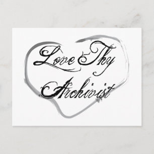 Love Thy Archivist Briefkaart