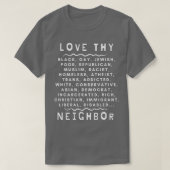 Love Thy Bour 1 T-shirt (Design voorkant)