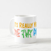 Love Thy Bour Koffiemok (Voorkant links)