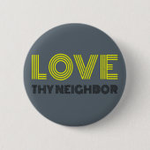 Love Thy Bour Ronde Button 5,7 Cm (Voorkant)