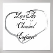Love Thy Chemical Engineer Poster (Voorkant)