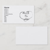 Love Thy Cross Stitcher Visitekaartje (Voorkant / Achterkant)