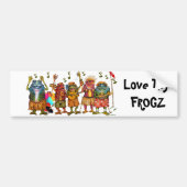 Love Thy Frogz - Bumpersticker (Voorkant)