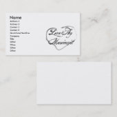 Love Thy Manicurist Visitekaartje (Voorkant / Achterkant)