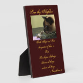 Love thy Nabbor Plaque Fotoplaat (Zijkant)