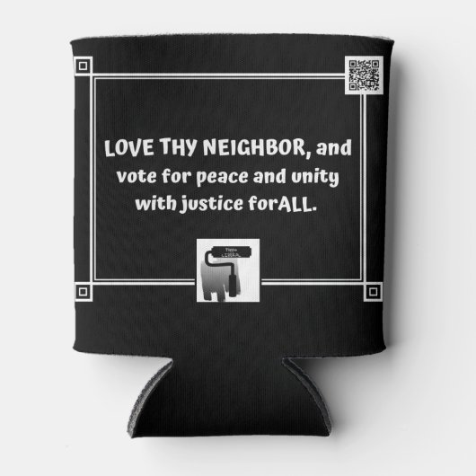 Love Thy Neighbor - koelbox met attitude Blikjeskoeler (Voorkant)