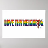 Love Thy Neighbor Poster (Voorkant)