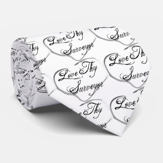 Love Thy Surveyor Stropdas (Opgerold)