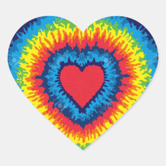 Love Tie Dye Stickers