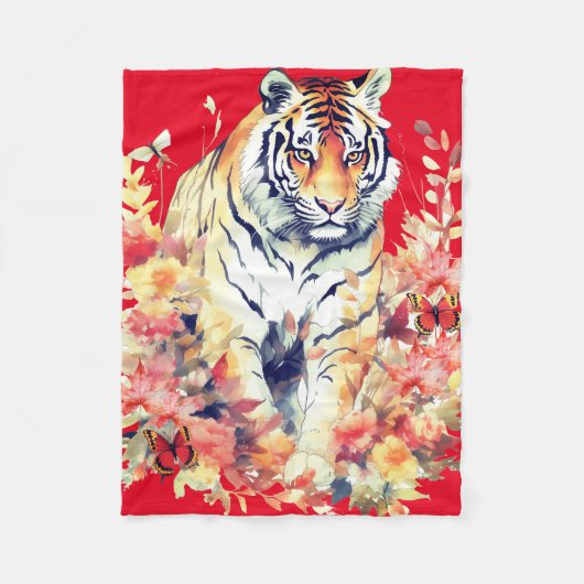 Love Tigers Zoek niet verder Fleece Deken (Voorkant)